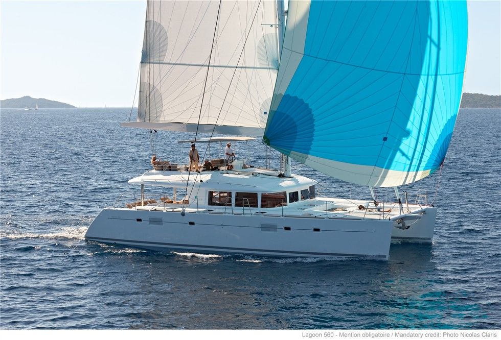Lagoon 560 luxury crewed catamaran Italy 1