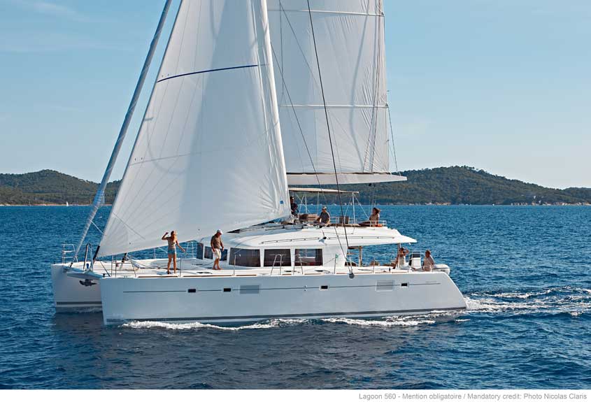 Lagoon 560 luxury crewed catamaran Italy 6