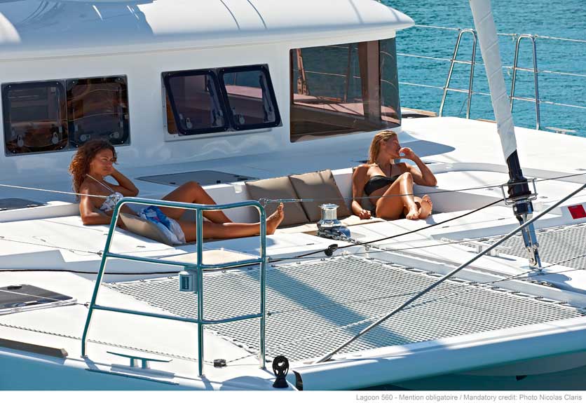 Lagoon 560 luxury crewed catamaran Italy 8