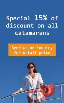 Special Early booking charter discount on all Catamarans for charter in Croatia